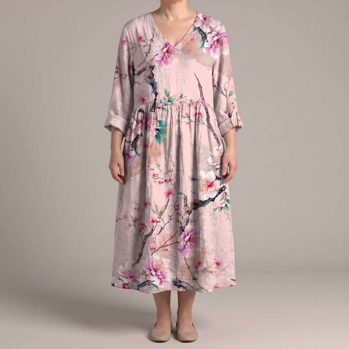 SUKIENKA MIDI ALINA BLOSSOM