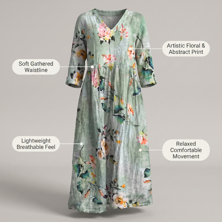 SUKIENKA MIDI ALINA BLOSSOM