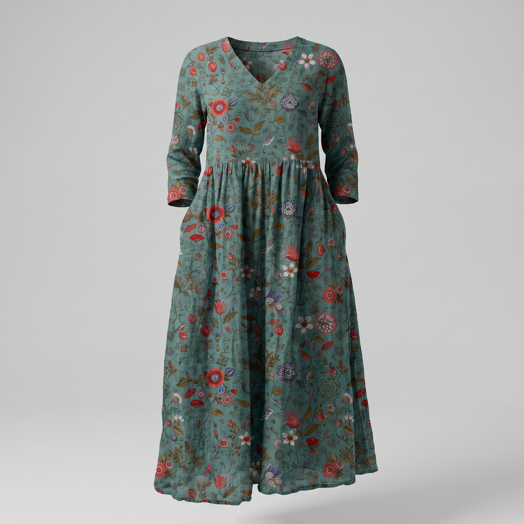 SUKIENKA MIDI ALINA BLOSSOM