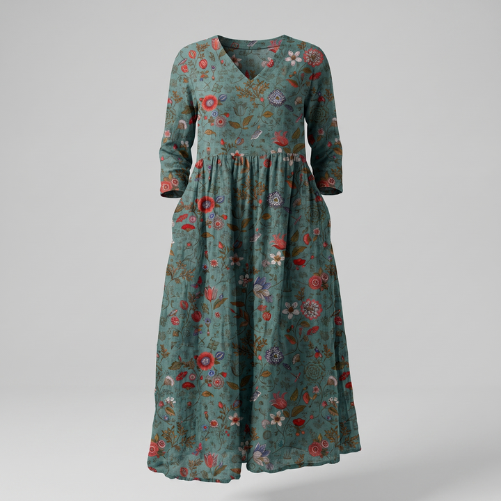 SUKIENKA MIDI ALINA BLOSSOM