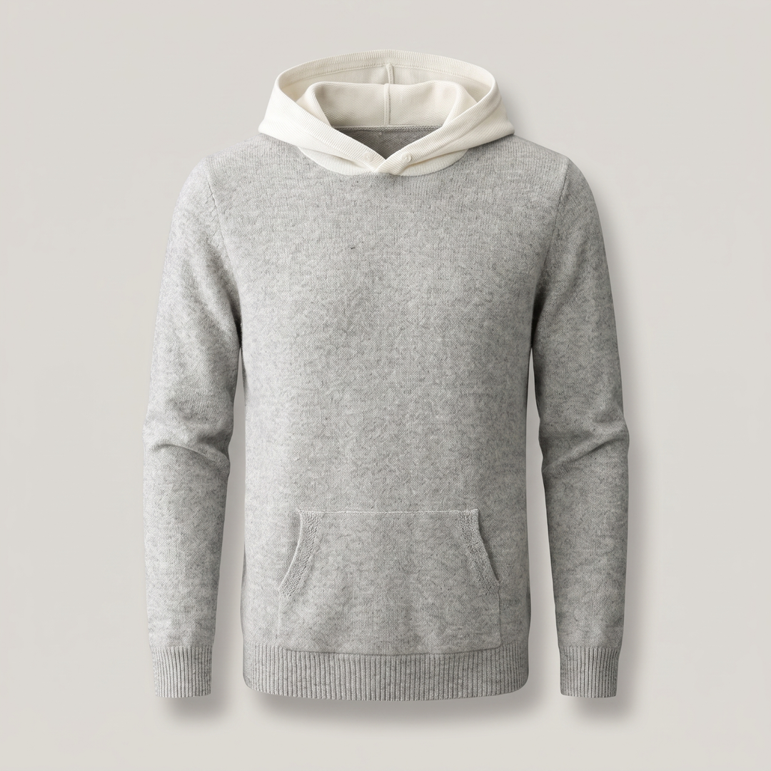 BLUZA Z KAPTUREM Z WEŁNY MERYNO ARDEN