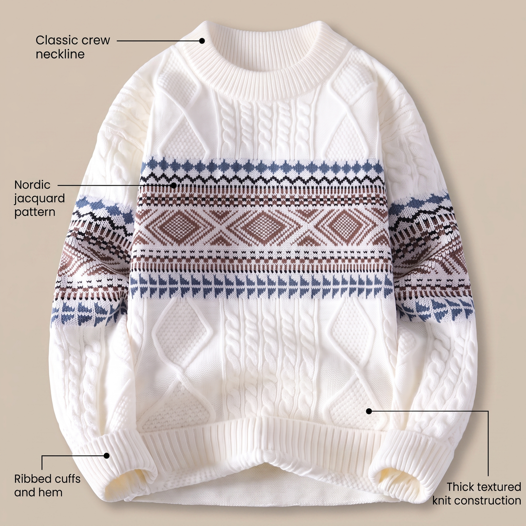 Sweter ARVID NORDIC KNIT