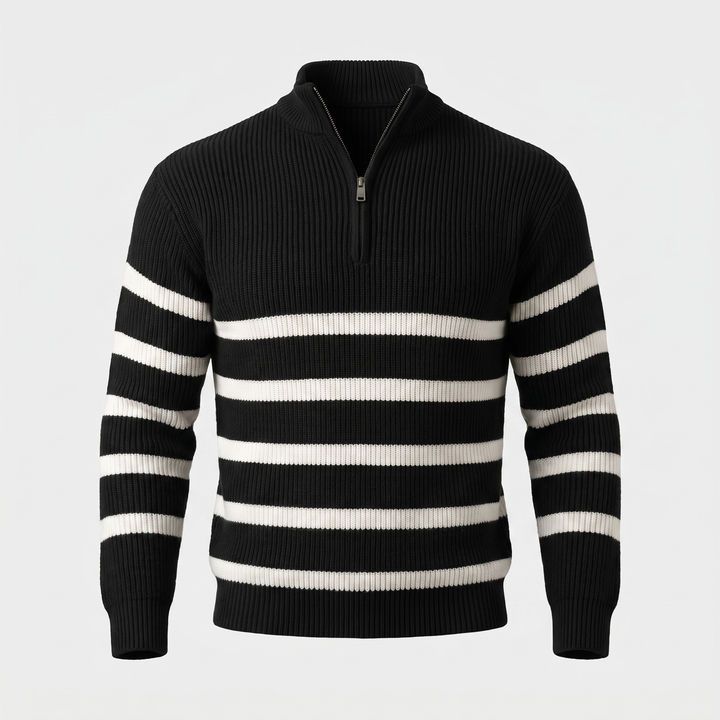 Sweter z suwakiem Blackwell Stripe