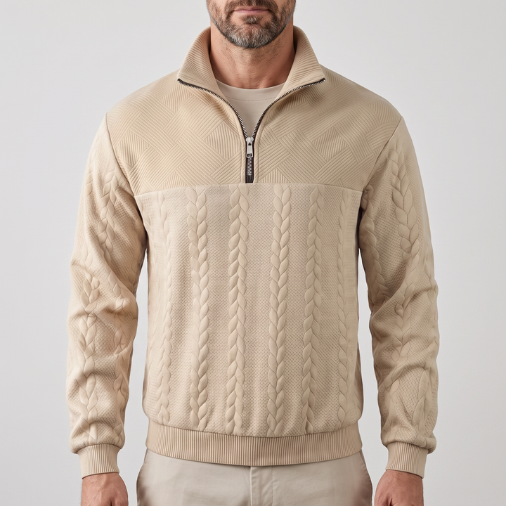 BLUZA CAMDEN PREMIUM Z ZAMKIEM ĆWIERĆWIEKOWYM