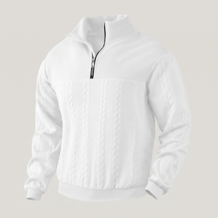 BLUZA CAMDEN PREMIUM Z ZAMKIEM ĆWIERĆWIEKOWYM