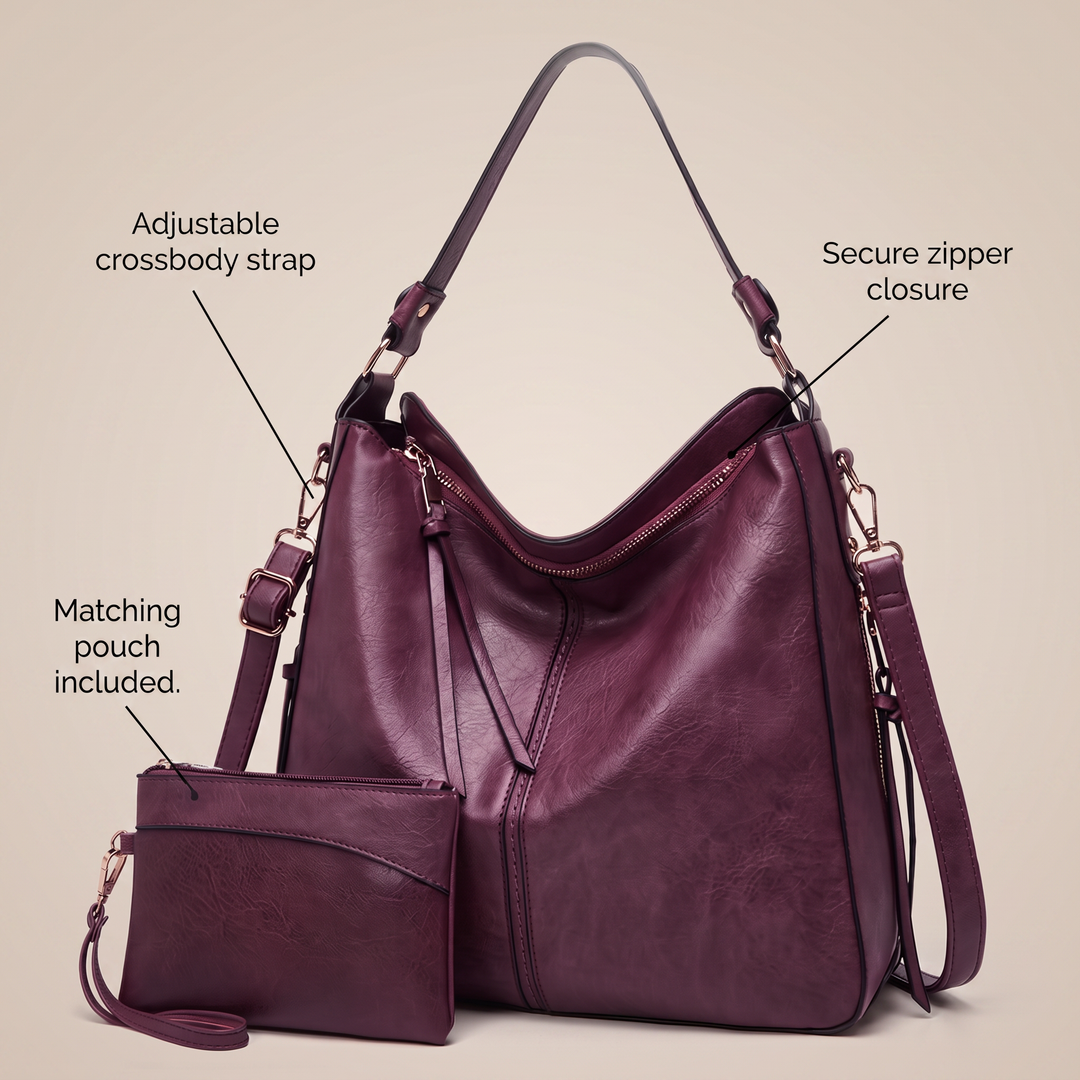 TORBA HOBO ZE SKÓRY KAMELIOWEJ