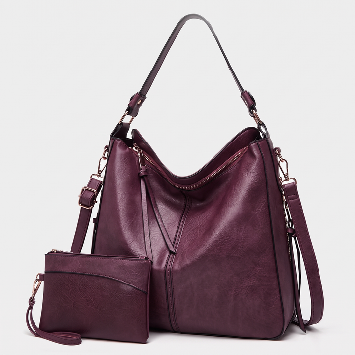 TORBA HOBO ZE SKÓRY KAMELIOWEJ