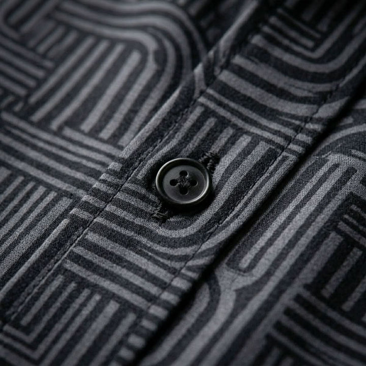 Koszula ASHFORD z wzorem Black Maze