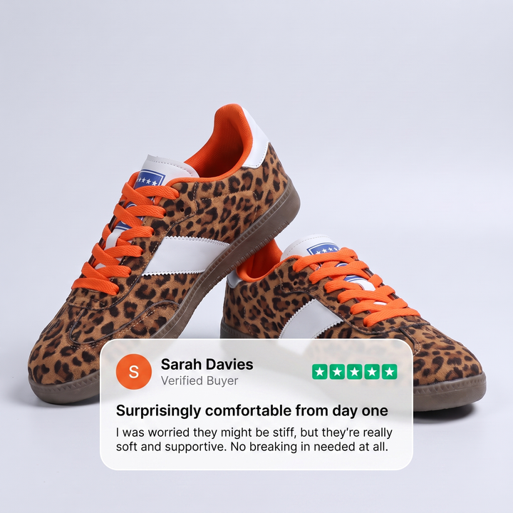 Buty sportowe FIERCE SUEDE LEOPARD
