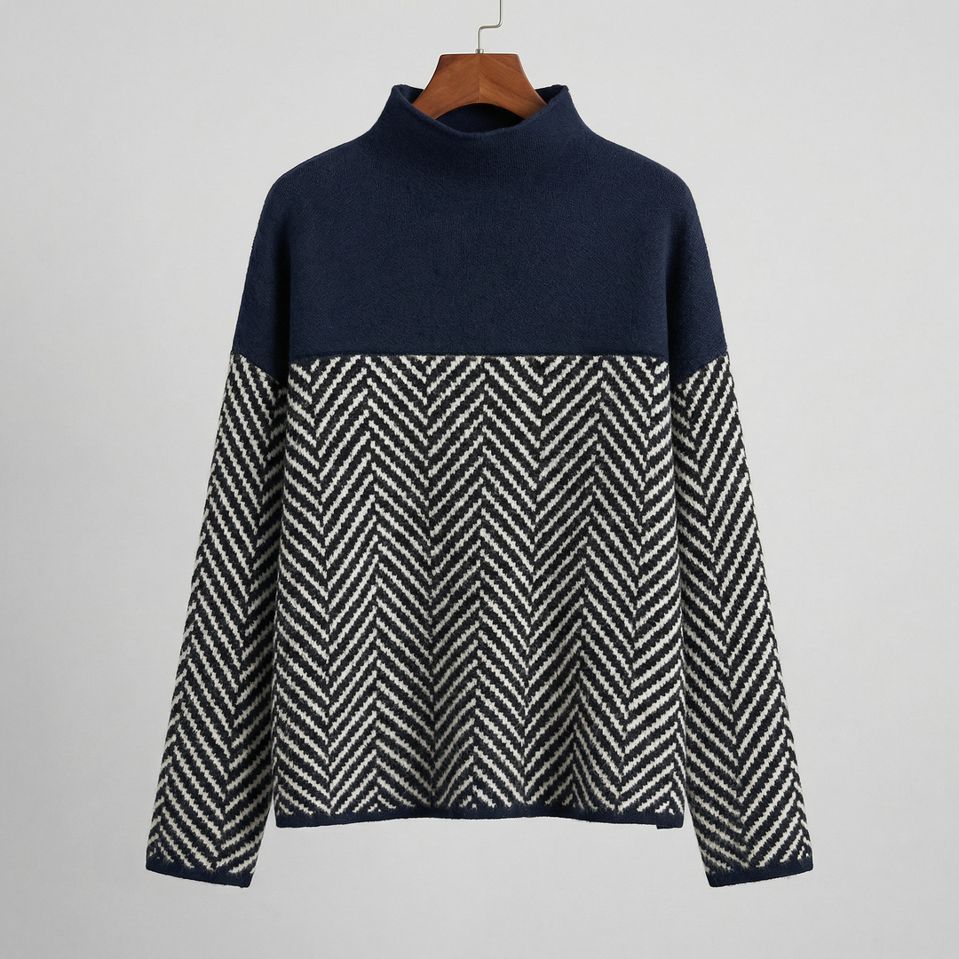 Sweter LILA w jodełkę