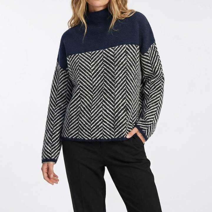 Sweter LILA w jodełkę