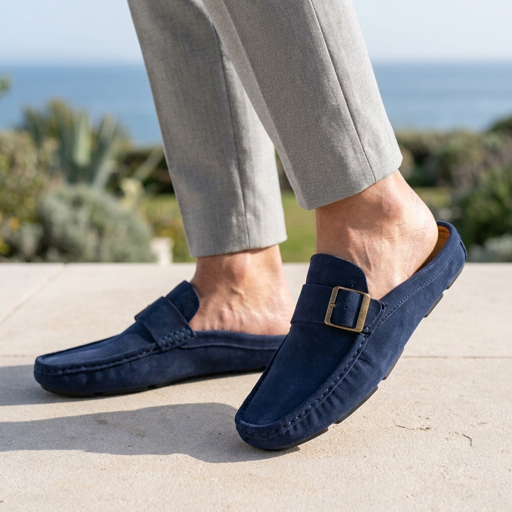 Klapki z zamszu SORRELL COMFORT