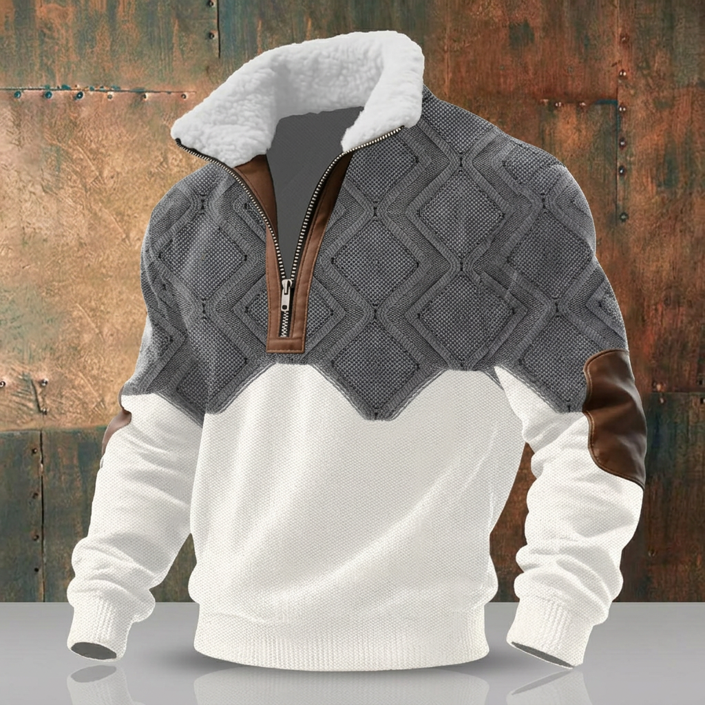 SWETER Z WYSOKIM KOŁNIERZEM ASHFORD HERITAGE