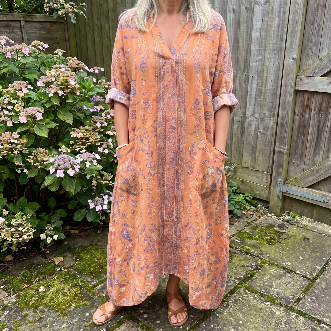 SUKIENKA MAXI LAVINIA BOTANICAL