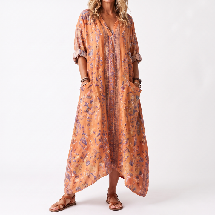 SUKIENKA MAXI LAVINIA BOTANICAL