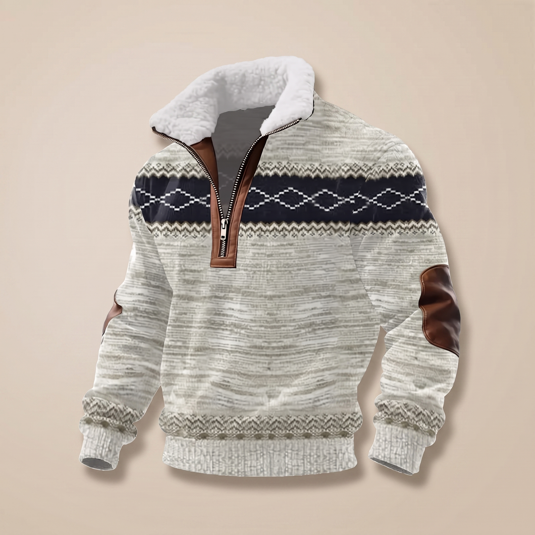 SWETER Z WYSOKIM KOŁNIERZEM ASHFORD HERITAGE