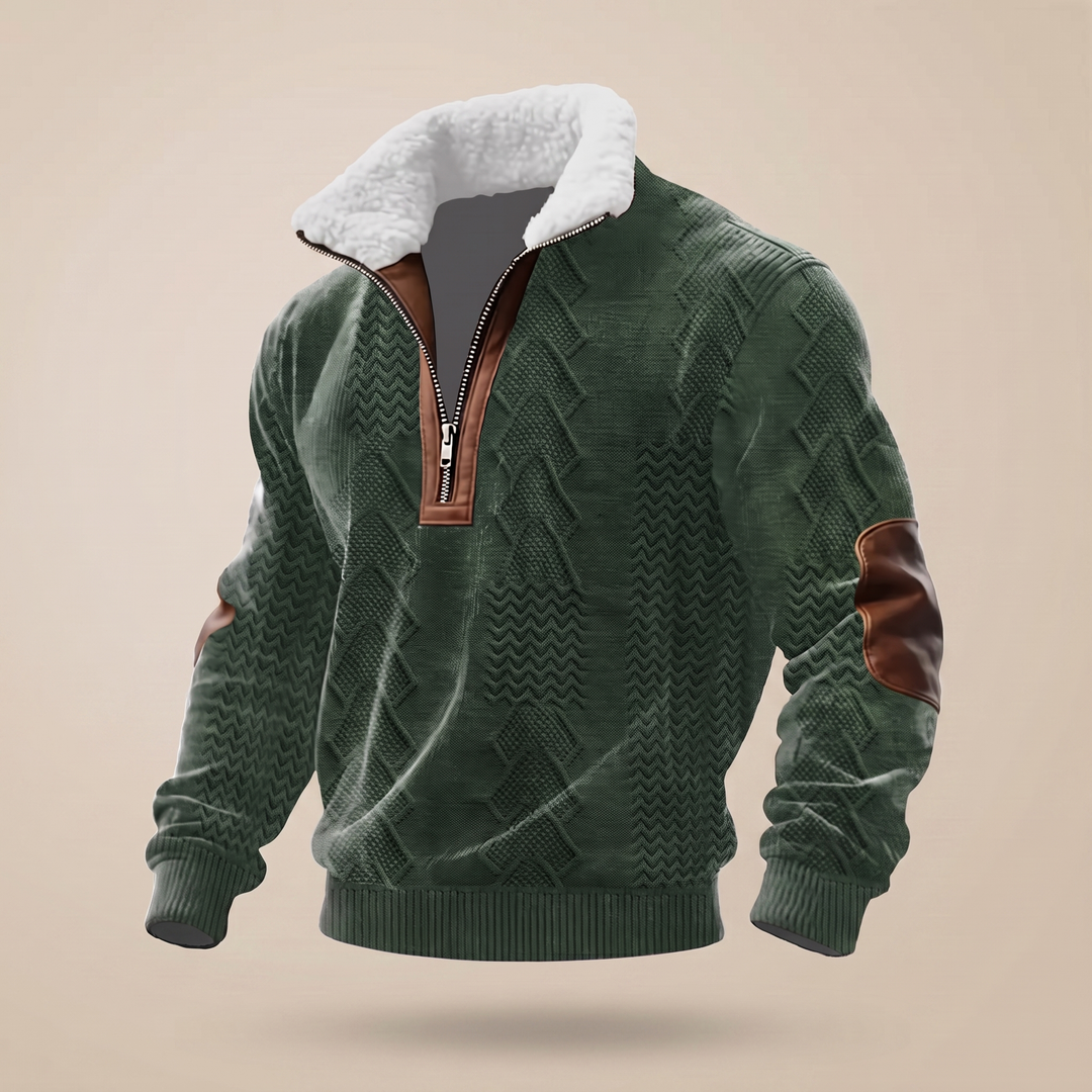 SWETER Z WYSOKIM KOŁNIERZEM ASHFORD HERITAGE