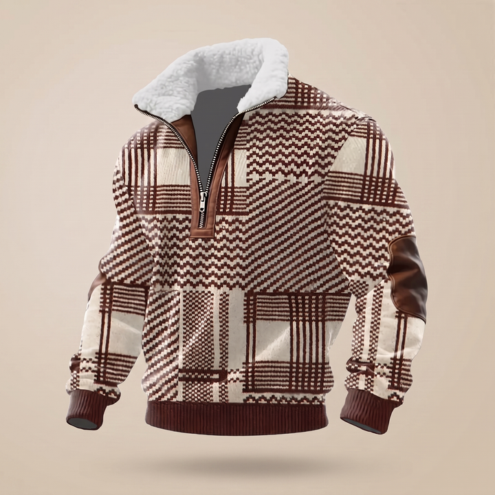 SWETER Z WYSOKIM KOŁNIERZEM ASHFORD HERITAGE