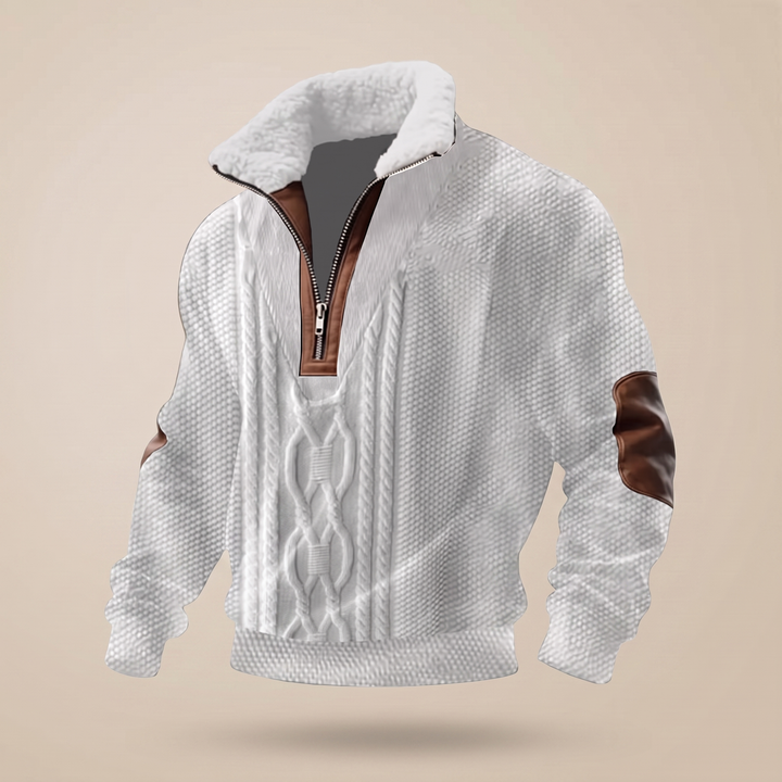 SWETER Z WYSOKIM KOŁNIERZEM ASHFORD HERITAGE