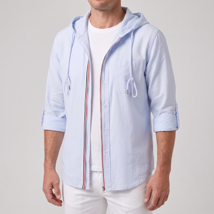 Lniana bluza z kapturem Casa