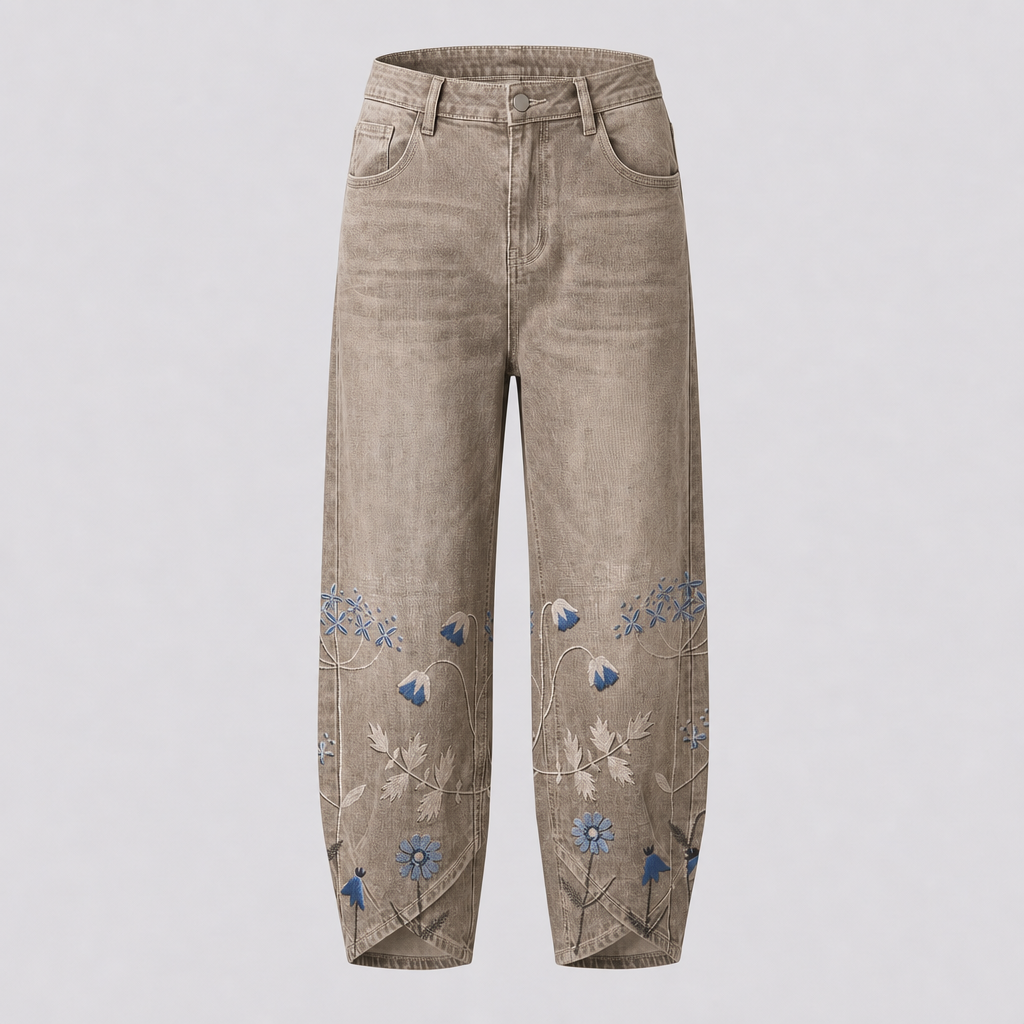 Spodnie lniane Norabelle Artisan