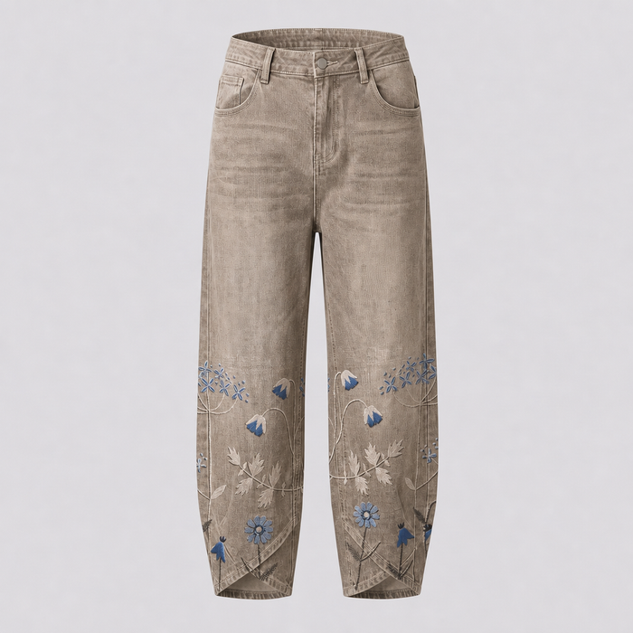 Spodnie lniane Norabelle Artisan