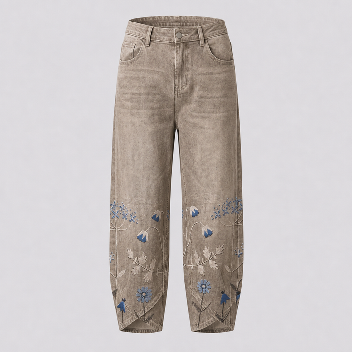 Spodnie lniane Norabelle Artisan