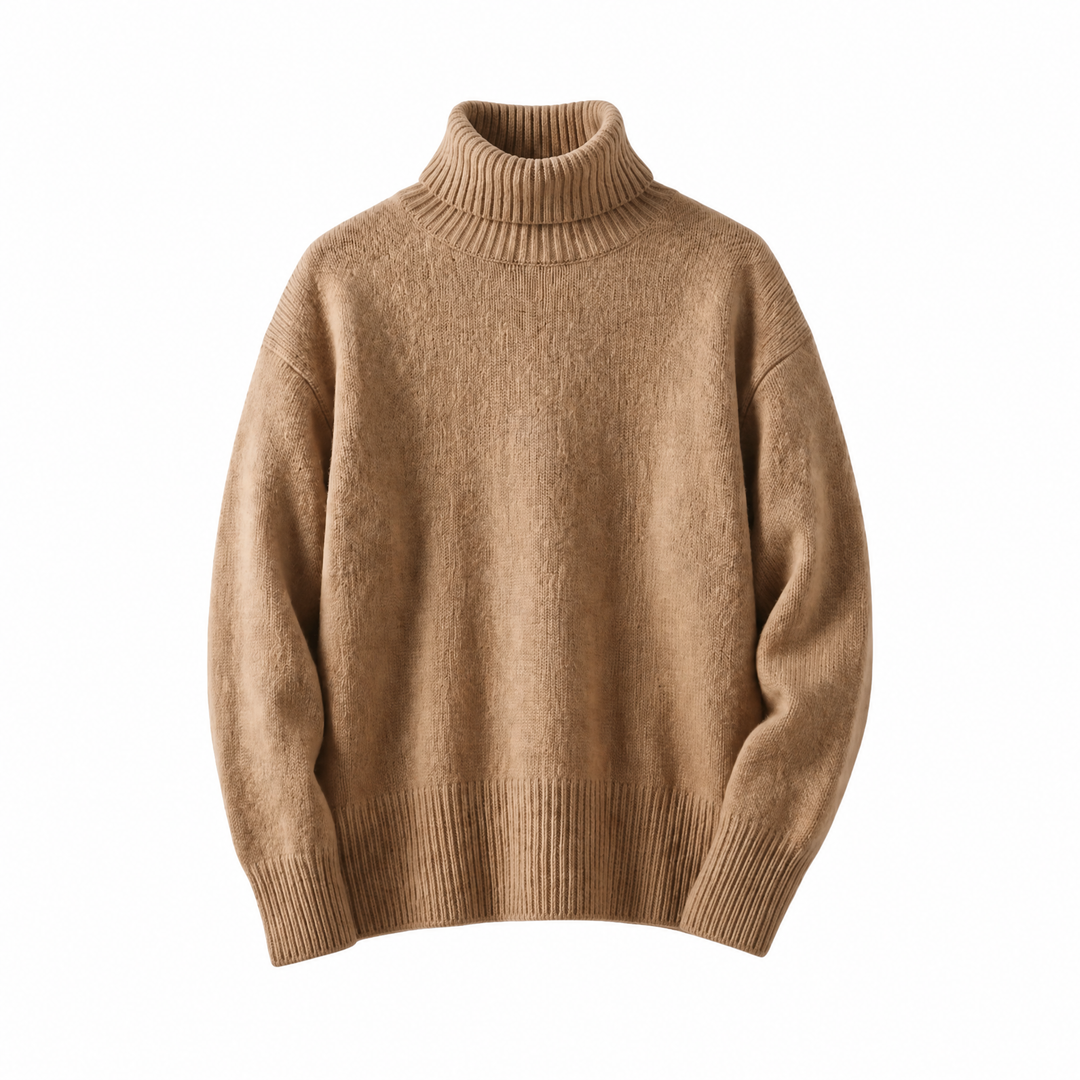 Sweter z golfem AURORA CASHMERE