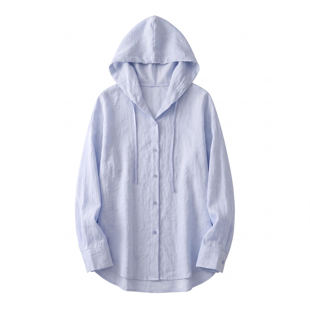 Lniana bluza z kapturem Victoria