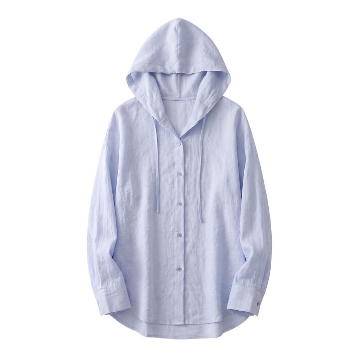Lniana bluza z kapturem Victoria