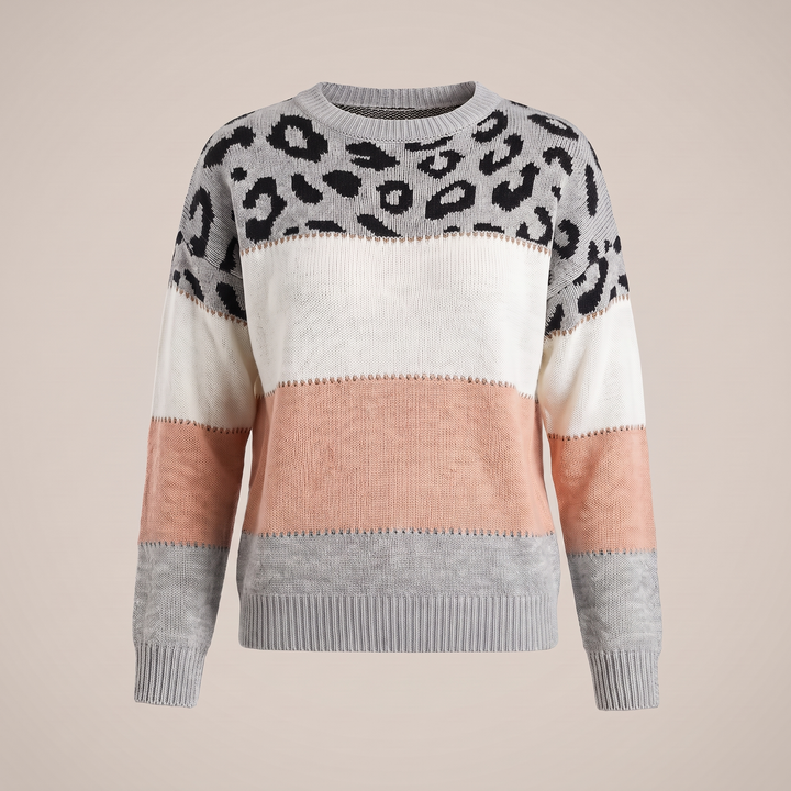Sweter VELORA LEOPARD LUXE