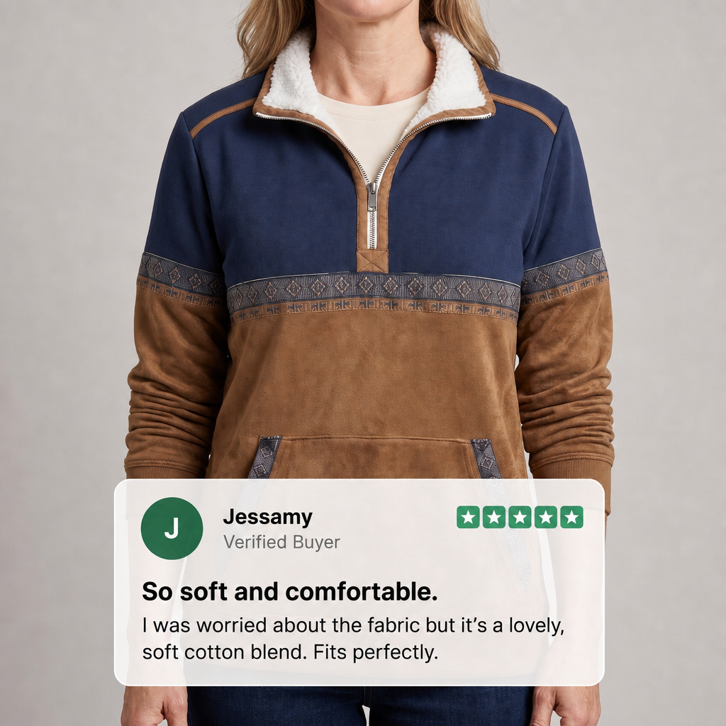 ELIRA COMFORT SWETER Z ZAMKIEM