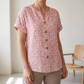 WIOSENNY TOP LILLIE BUTTONS