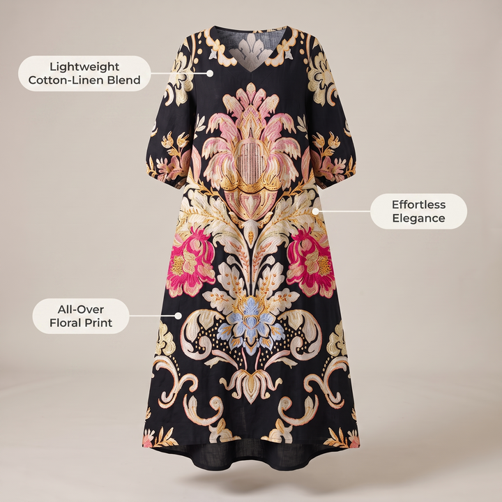 SUKIENKA MARIS FLORAL ELEGANCE