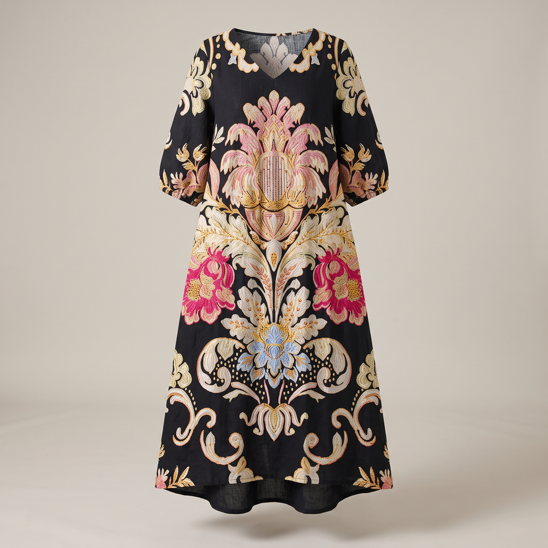 SUKIENKA MARIS FLORAL ELEGANCE