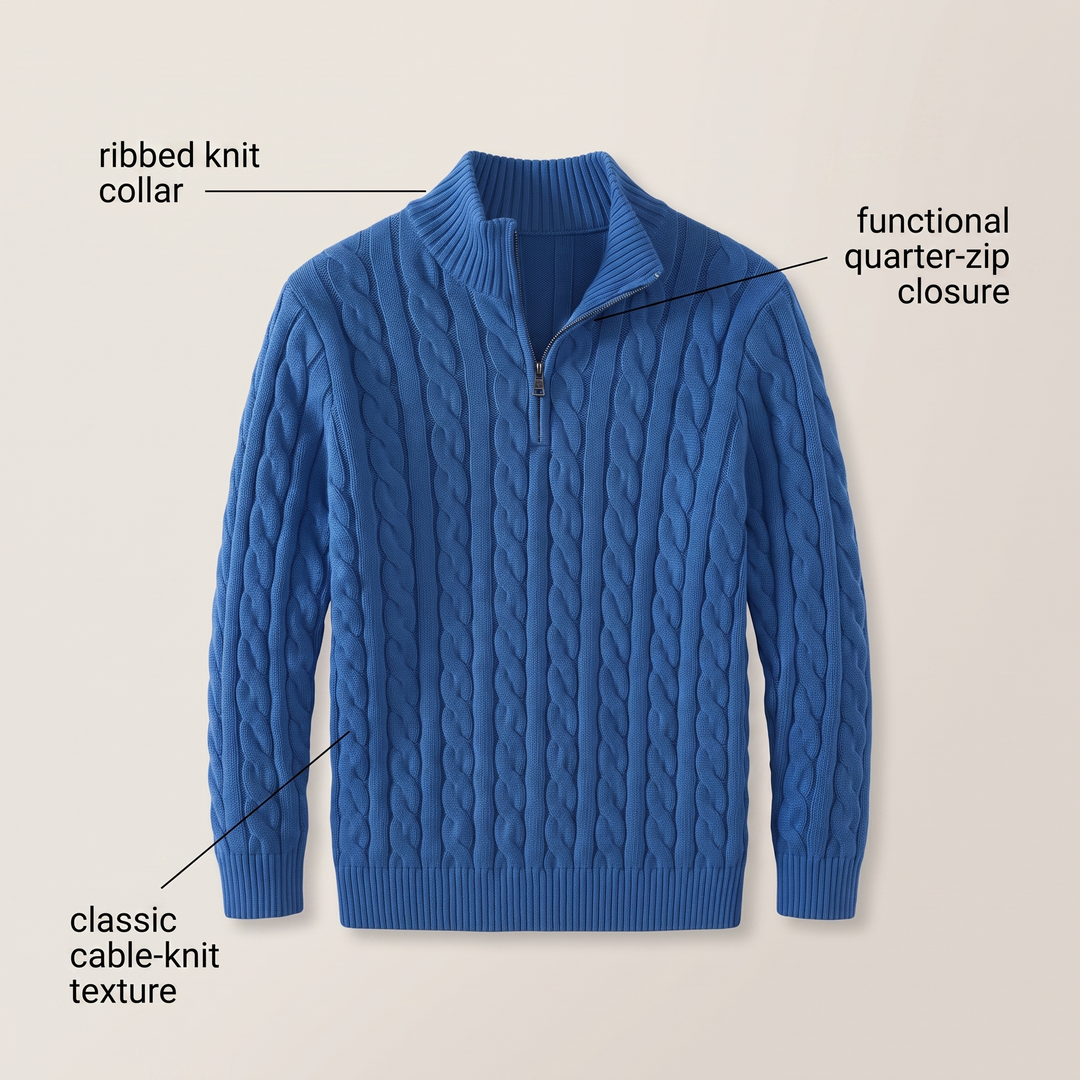 Sweter z dzianiny bawełnianej MILANO