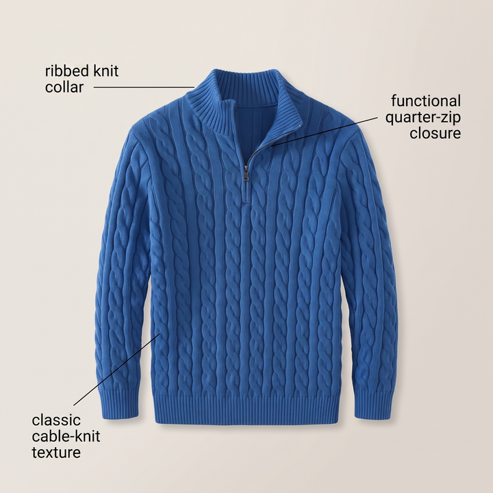 Sweter z dzianiny bawełnianej MILANO
