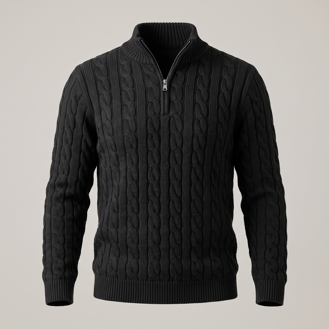 Sweter z dzianiny bawełnianej MILANO
