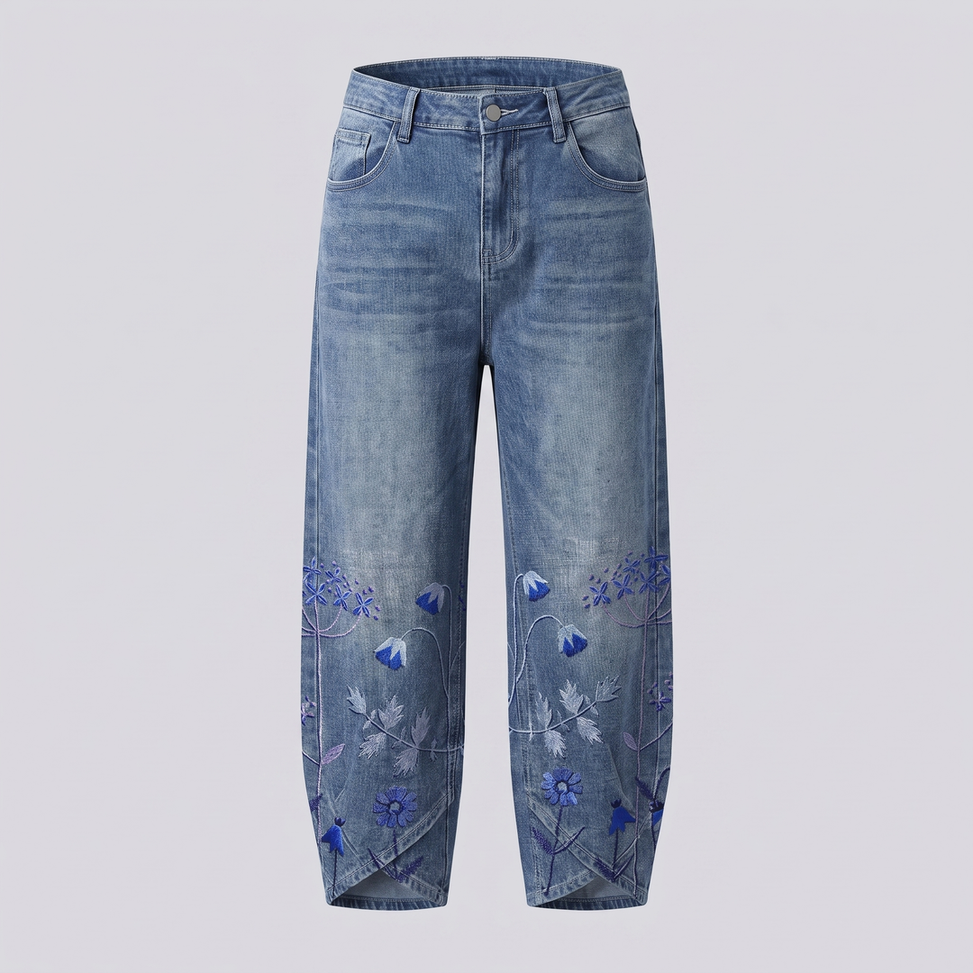 Spodnie lniane Norabelle Artisan