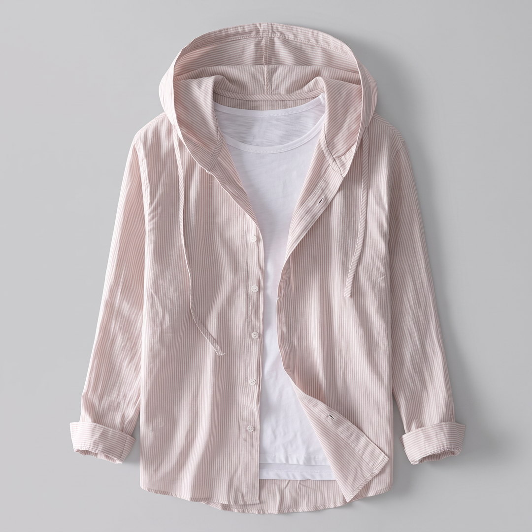 Lniana bluza z kapturem Nova