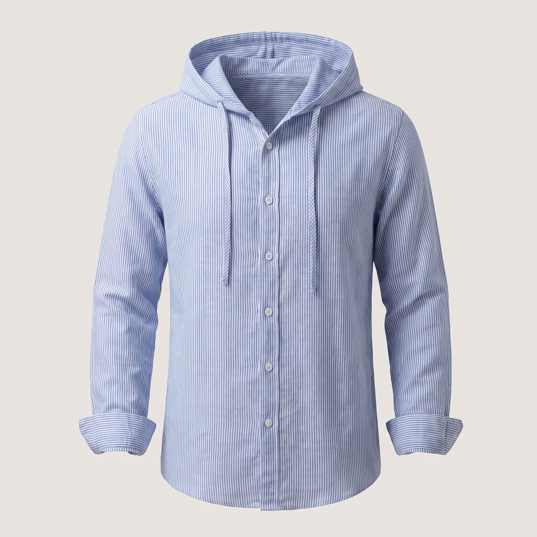 Lniana bluza z kapturem Nova