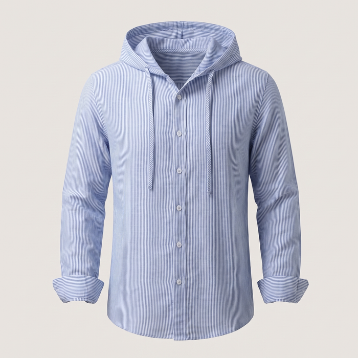 Lniana bluza z kapturem Nova