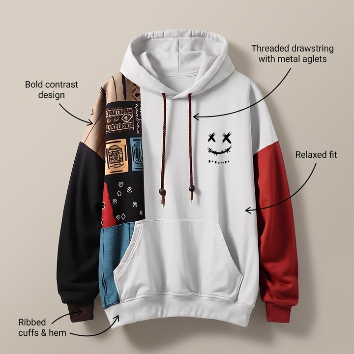 Bluza z kapturem RIOT CONTRAST