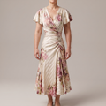 SUKIENKA MIDI SATIN ELEGANCE