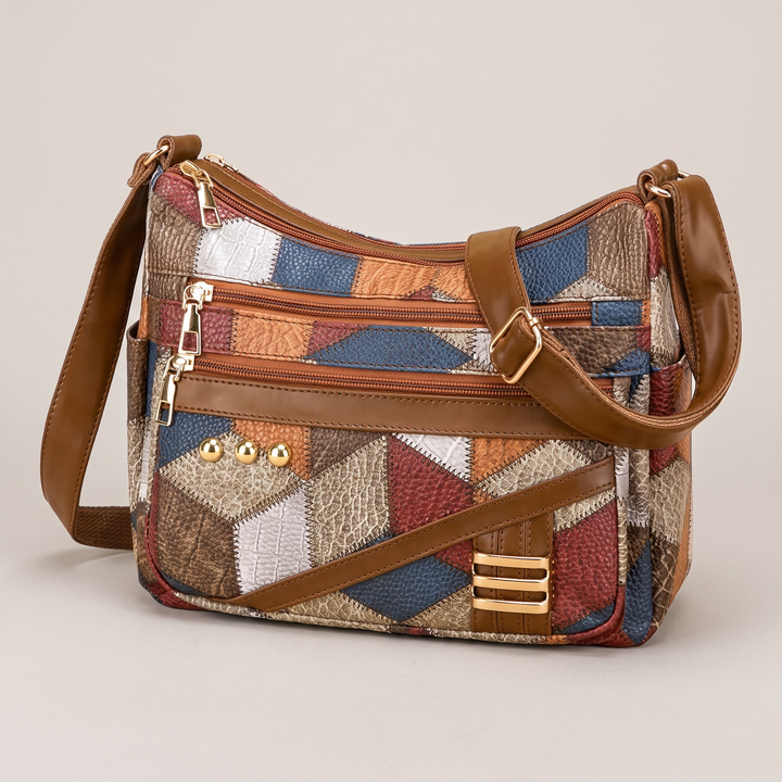 TORBA NA RAMIĘ SOLARA PATCHWORK